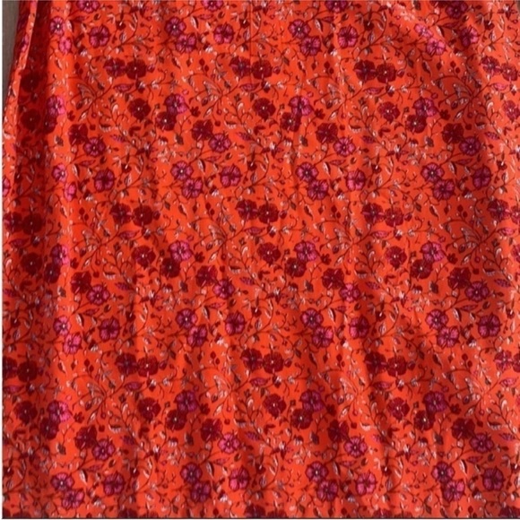 Old Navy Orange Floral Dress Size Small. - Picture 7 of 8